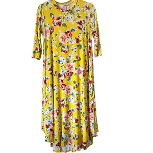 Flamingo Urban flowy dress yellow floral